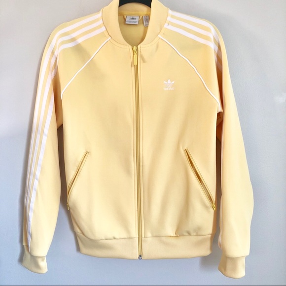 adidas originals jacket yellow